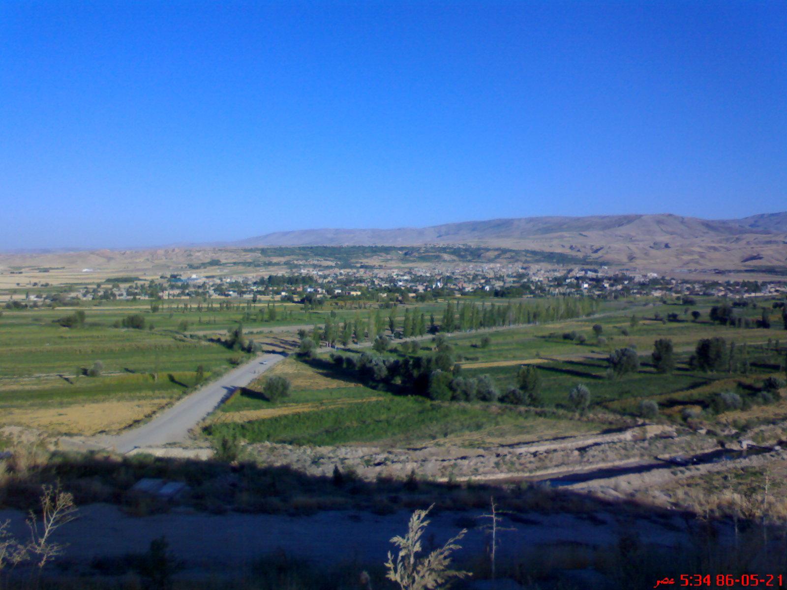 نمایی زیبا از شهر آشخانه